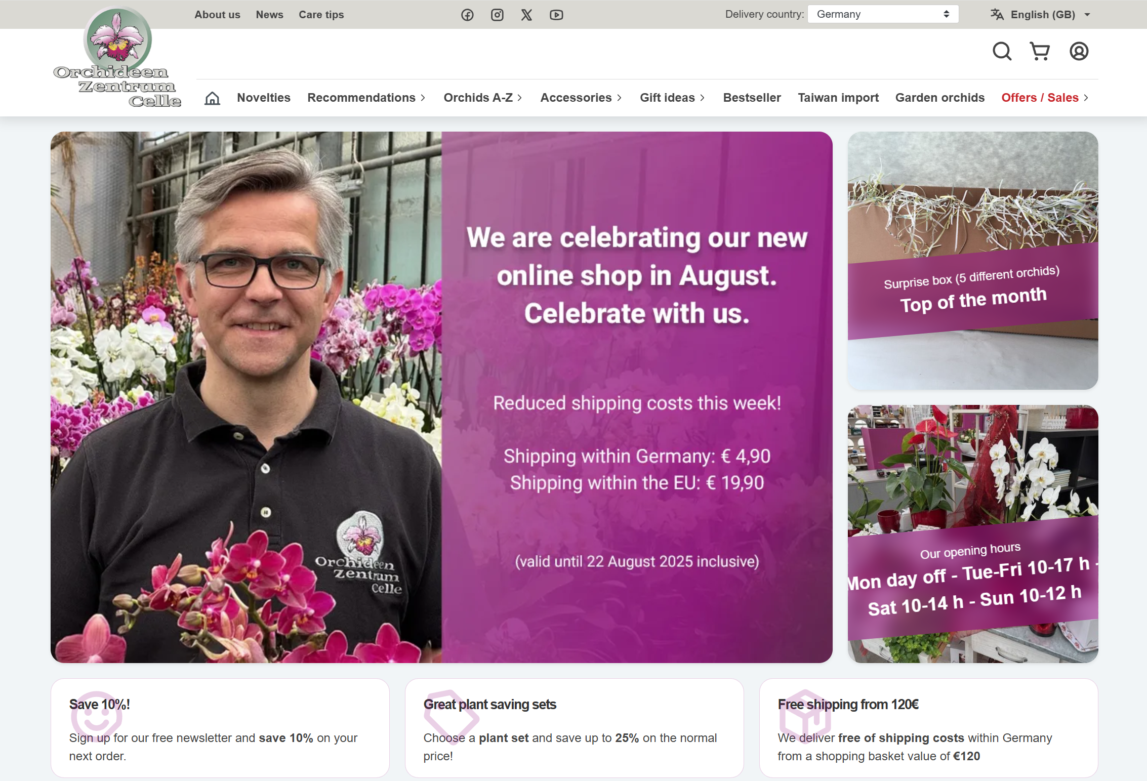 Orchideen Wichmann setzt auf automatisierte Mehrsprachigkeit im Shopware 6 Shop